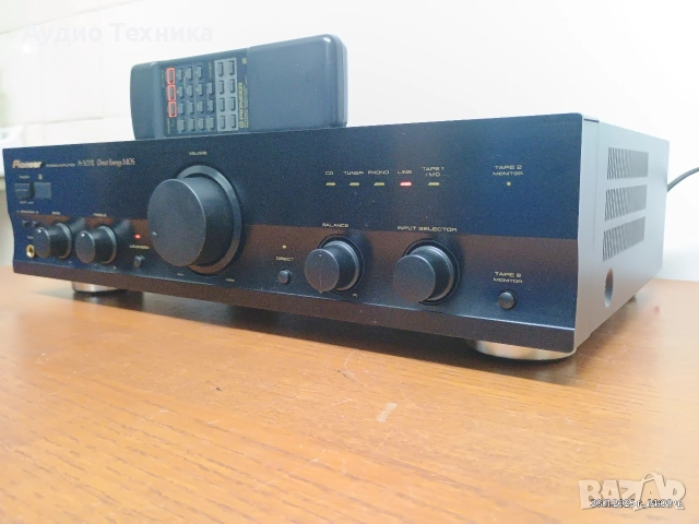 Стерео усилвател Pioneer A-307R с оригинално дистанционно. Изпращам видео. , снимка 5 - Ресийвъри, усилватели, смесителни пултове - 52598619