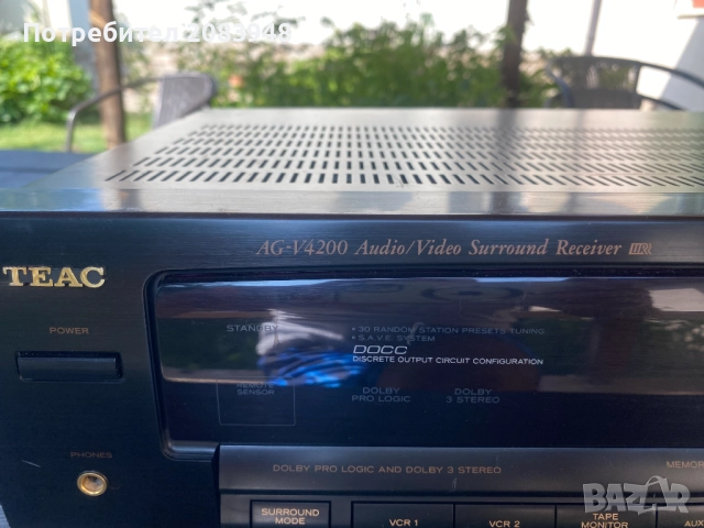 Продавам  Receiver  TEAC V4200  , снимка 3 - Ресийвъри, усилватели, смесителни пултове - 51707532