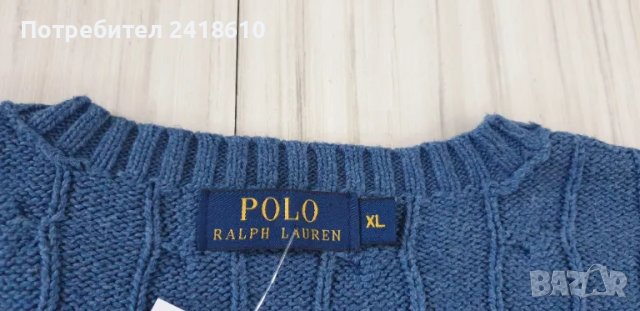 POLO Ralph Lauren Cable Cotton / Knit Mens Size XL НОВО! ОРИГИНАЛ! Мъжки Пуловер!, снимка 17 - Пуловери - 48854329