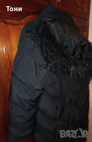 Ново Дамско Зимно Яке с Качулка с Пух XL , снимка 13 - Якета - 53661698