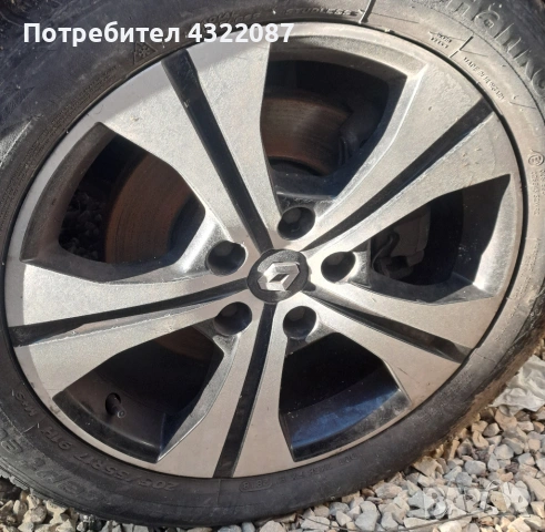 Джанти с гуми за Reno Megan, Scenic, Laguna 205 / 55 ”17”” 5/114.3 , снимка 2 - Гуми и джанти - 53836600