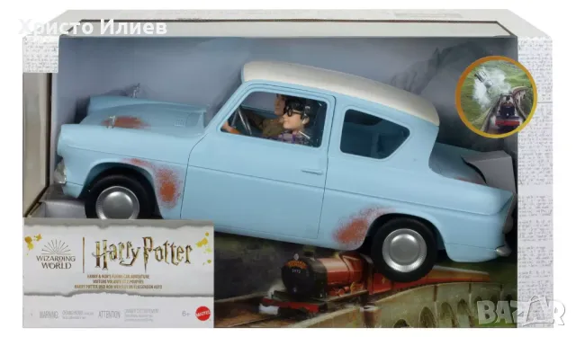 Хари Потър Летяща кола с фигури на Хари Потър и Рон Уизли Harry Potter, снимка 11 - Коли, камиони, мотори, писти - 49541237