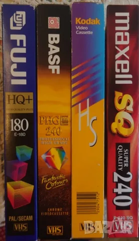Видео касети VHS Maxell, Kodak, Fuji, Basf, снимка 3 - Плейъри, домашно кино, прожектори - 55774786
