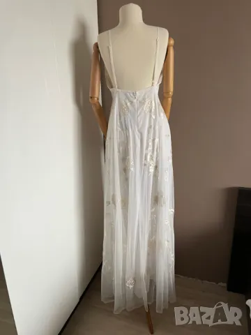 ASOS Булчинска рокля, 42 EU L, снимка 6 - Сватбени рокли - 49535606