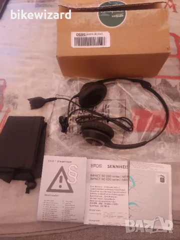 sennheiser impact sc230 слушалки с микрофон НОВИ