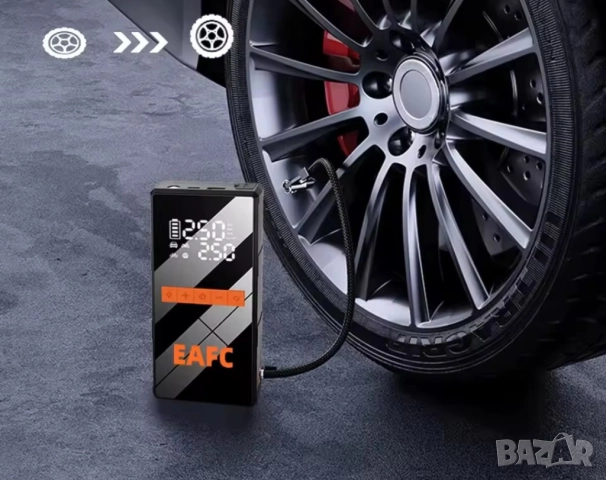 НАМАЛЕН ОТ 260 ЛВ! С КОМПРЕСОР: най-добрият МОЩЕН джъмп стартер за автомобил-JUMP STARTER, снимка 3 - Аксесоари и консумативи - 52616050