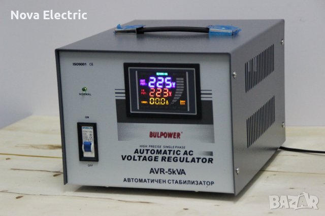 Автоматичен Стабилизатор На Ток 5KW BULPOWER С LED ДИСПЛЕЙ, снимка 4 - Генератори - 39401845