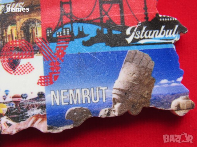 Автентичен магнит от Турция-карта, снимка 7 - Колекции - 35778374