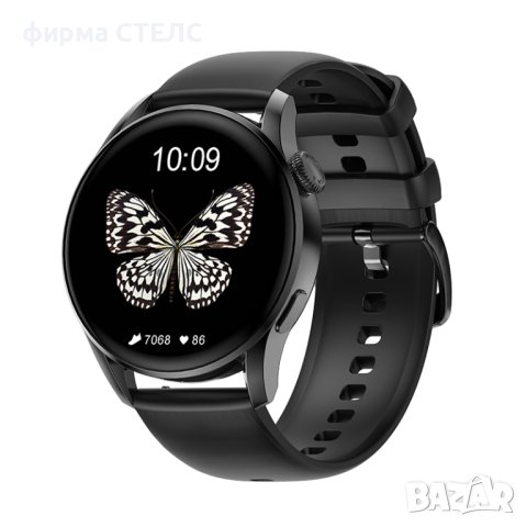 Смарт часовник STELS DT3, Водоустойчив, GPS, EKG, PPG, NFC, 1.36 инча, снимка 2 - Смарт часовници - 41687062