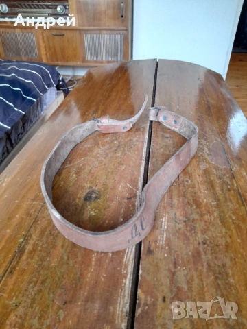 Стара кожена ремъчка,ремък за пушка #18, снимка 2 - Оборудване и аксесоари за оръжия - 53519160