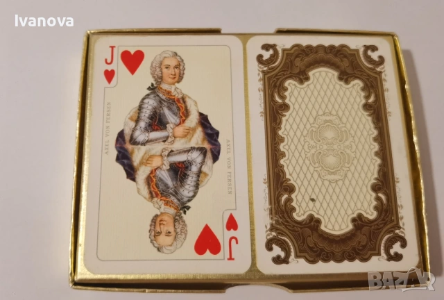 Комплект карти Piatnik Rococo от 1976г, снимка 2 - Карти за игра - 53773525