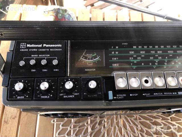 радиокасетофон National Panasonic RX-466, снимка 10 - Радиокасетофони, транзистори - 56320591