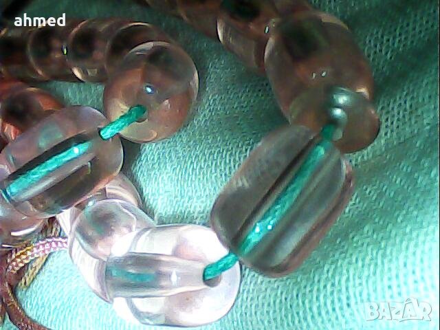 редка кехлибарна броиница ии кварцз, снимка 5 - Антикварни и старинни предмети - 40869310