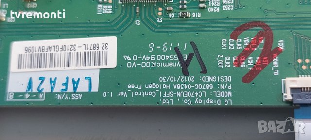 Платка T-CON BOARD 6870C-0438A 6871L-3210F  for, PHILIPS 32PFS5362 /12 DISPLAY TPT315B5-EUJFFE, снимка 2 - Части и Платки - 40364396