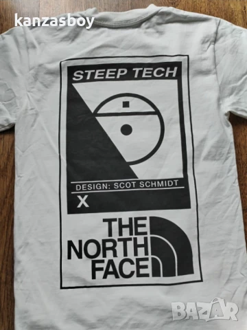 the north face steep tech logo tee - страхотна мъжка тениска 2XS, снимка 2 - Тениски - 50462476