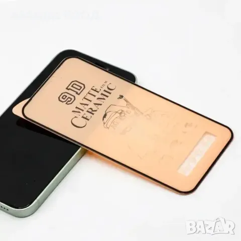 Матиран керамичен протектор за iPhone 14/15/16 PRO, PLUS и PRO MAX, снимка 4 - Фолия, протектори - 49411719