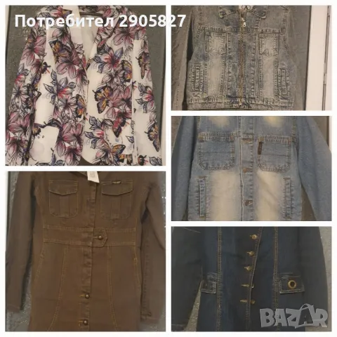 Дънкови якета от затворил магазин , снимка 3 - Якета - 48359063