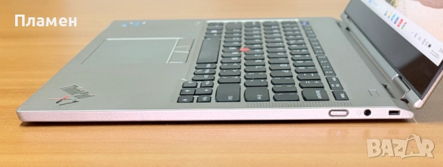 Lenovo X1 Titanium Yoga 2-in-1/CORE i5-1130G7/16GB/512GB SSD/2K Touch 100% sRGB, снимка 10 - Лаптопи за работа - 52887156