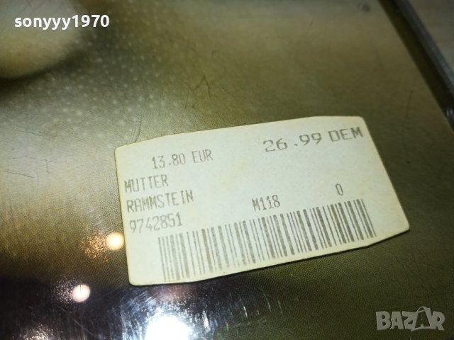 *RAMMSTEIN-MUTТER CD ВНОС GERMANY 1302240903, снимка 5 - CD дискове - 44270193