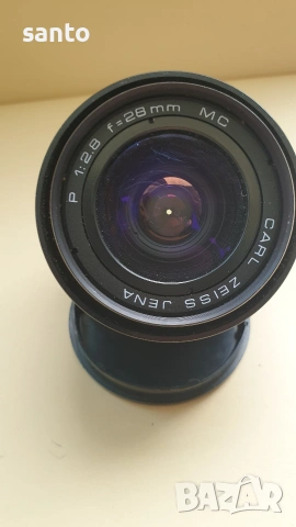 Фотообектив Carl Zeiss Jena P28/28MC, снимка 7 - Обективи и филтри - 53565293