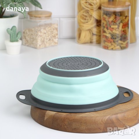 4005 Силиконов сгъваем гевгир, снимка 6 - Аксесоари за кухня - 42218378