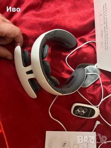 Интелигентен шиен масажор с EMS и топлина КАТО НОВ + оригинална опаковка, снимка 3 - Друго оборудване - 52672064