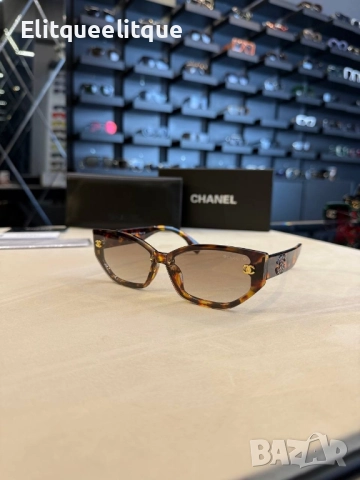 очила с черен обикновен калъф и Ув защита chanel, снимка 10 - Слънчеви и диоптрични очила - 52225544