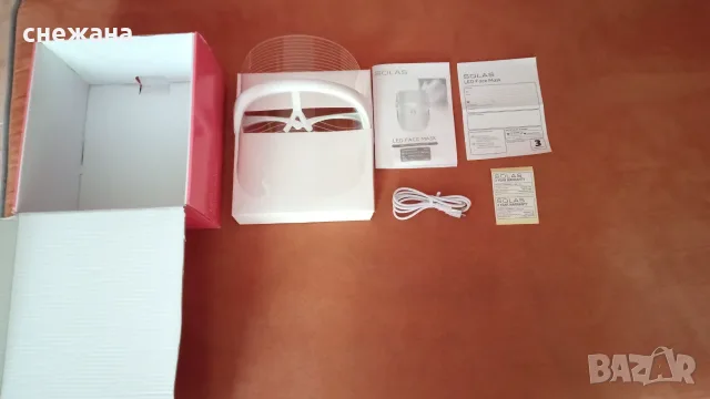 Ново. SOLAS LED MASK, снимка 3 - Козметика за лице - 56034545