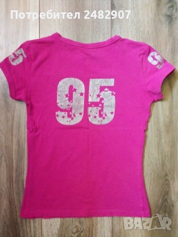 Детска розова тениска, снимка 2 - Детски тениски и потници - 41764577