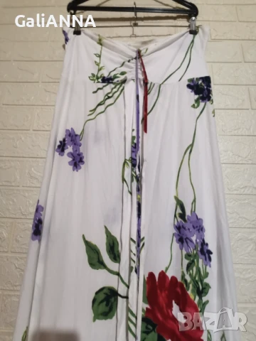 ДЪЛГА СТРАХОТНА ЛЯТНА РОКЛЯ РАЗМЕР L-XL, снимка 5 - Рокли - 51009618