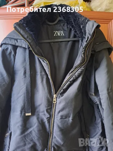 Дамско пухено яке ZARA
