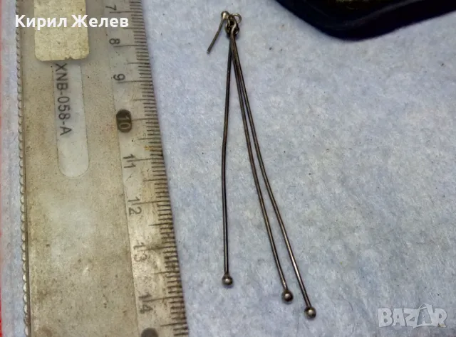 СТАРА РЕТРО АРТ СРЕБЪРНА ОБЕЦА ОКСИДИРАНО СРЕБРО ВИСОКА ПРОБА ФИНА РЪЧНА ИЗРАБОТКА 37756, снимка 2 - Антикварни и старинни предмети - 49704322