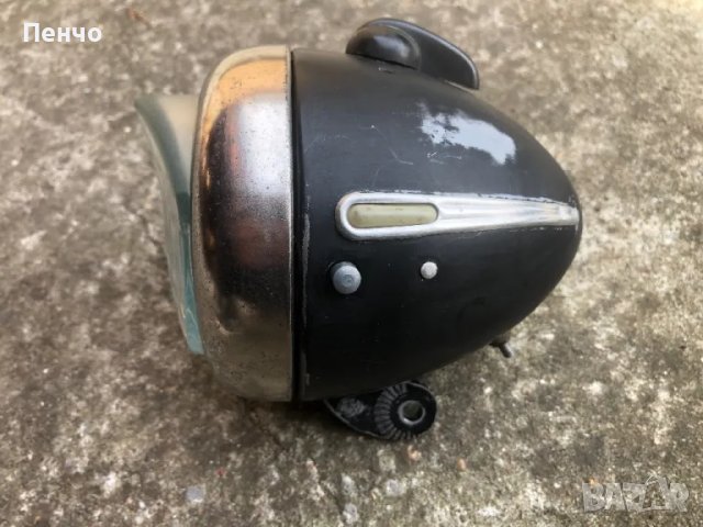 стар вело-мото фар - ретро, снимка 1