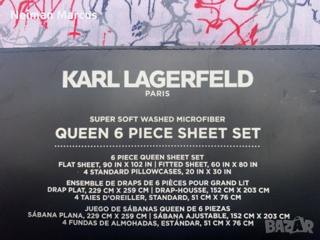 Karl Lagerfeld #KarlLagerfeld, снимка 5 - Спално бельо - 41420139