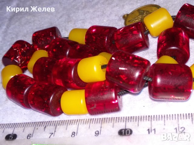 КРАСИВА МАЙСТОРСКА Стара КЕХЛИБАРЕНА БРОЕНИЦА - ЖЪЛТ НАТУРАЛЕН КЕХЛИБАР ЧЕРВЕН КАТАЛИН и БРОНЗ 26386, снимка 12 - Антикварни и старинни предмети - 41483742