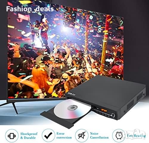 Нов HDMI DVD плейър за телевизор/Smart TV/USB вход/Дом Кино, снимка 5 - Плейъри, домашно кино, прожектори - 41163666