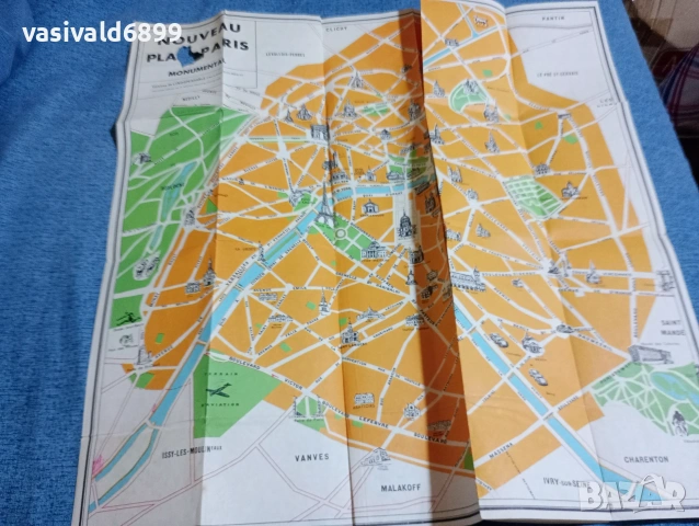 Карта на Париж 