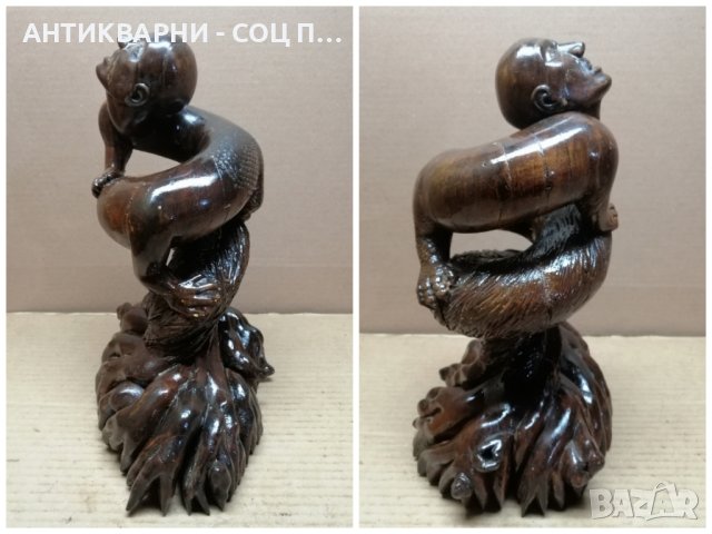 Стара Ръчна Дърворезба / 2,3 кг. , снимка 8 - Антикварни и старинни предмети - 44353653