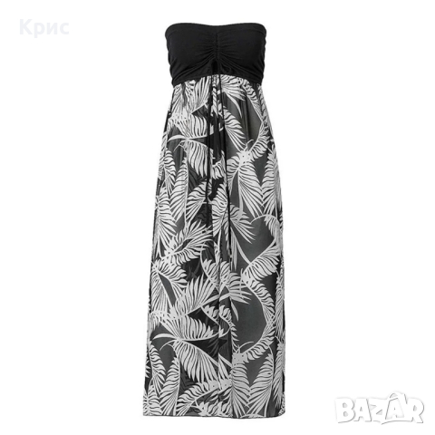 Дълга плажна рокля, размер L, снимка 3 - Рокли - 44605827