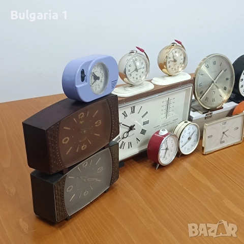 Руски/Немски/Китайски/Японски/Румънски будилници часовници , снимка 3 - Антикварни и старинни предмети - 49761232