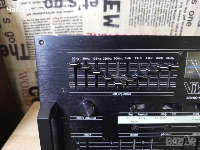 Еквалайзер"Vivanco"MX 855 EC, снимка 4 - Еквалайзери - 53762472