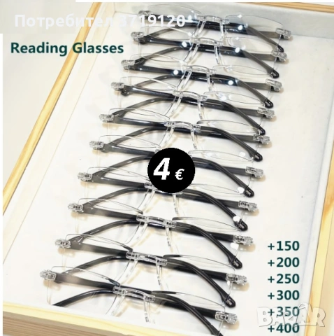 Очила за четене-анти-синя светлина +1,5 +2.0,+2.5,+3+3,5+4.0, снимка 2 - Слънчеви и диоптрични очила - 46670789
