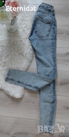 Дънки слим с висока талия , снимка 4 - Дънки - 41471452