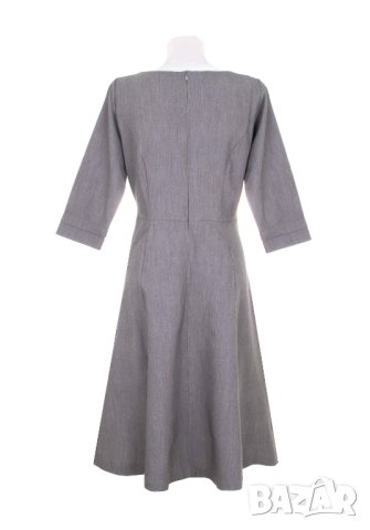 Клоширана сива рокля Awama - XL, снимка 3 - Рокли - 42532059