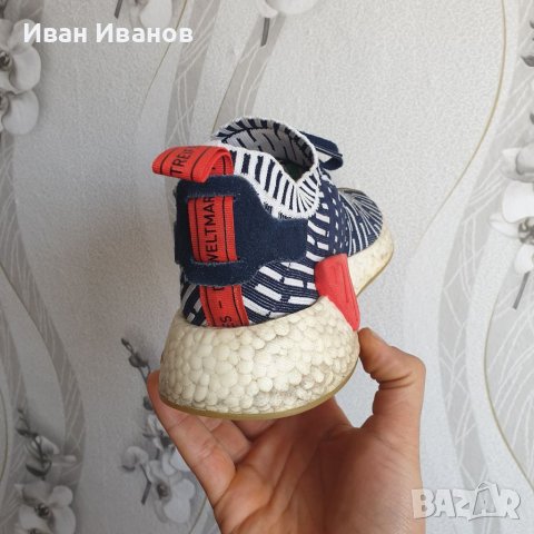  оригинални маратонки  Adidas NMD R2 PK  Primeknit номер 41,5-42, снимка 8 - Маратонки - 39903965