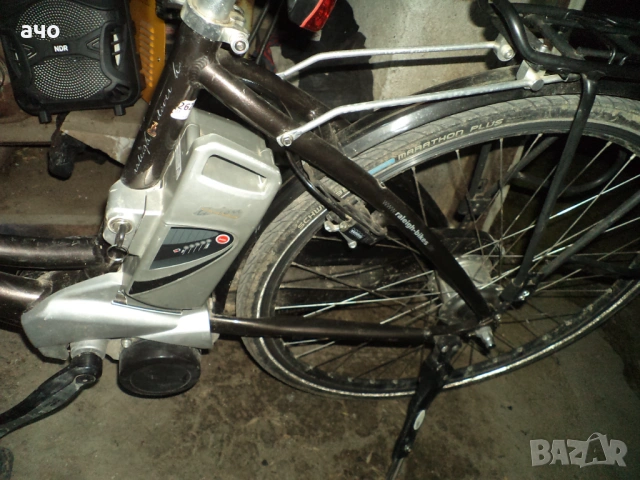 Електрически Алуминиев велосипед RALEIGH-28цола, снимка 7 - Велосипеди - 50291408