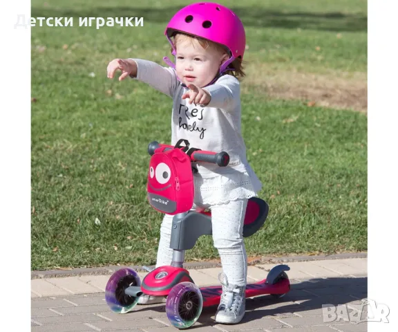 Детски скутер smarTrike Т1, розов, тротинетка за деца, снимка 14 - Скутери и тротинетки - 50182129