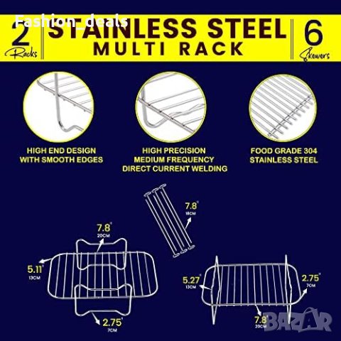 Нова двуслойна скара от неръждаема стомана/Дом Готвене Фритюрник, снимка 2 - Други стоки за дома - 41587827