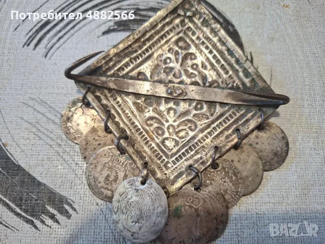 Стар възрожденски накит тепелък, снимка 10 - Антикварни и старинни предмети - 55771386