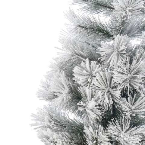 Изкуствено борче/елха със заскрежени иглички, снимка 7 - Декорация за дома - 52309598